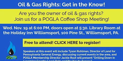 Lycoming County Coffee Shop Meeting