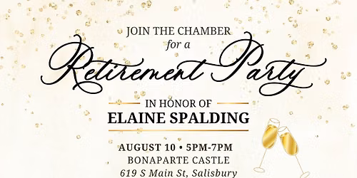 Elaine's Retirement Party at Bonaparte Castle!