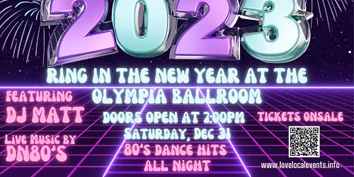 The New Romance: The Ultimate 80s Prom NYE Dance Party at Rams Head On Stage