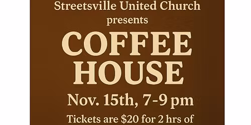 Coffee House - Music & Dessert 