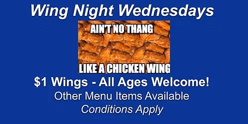 Wednesday Wing Night at The Achilles Grill