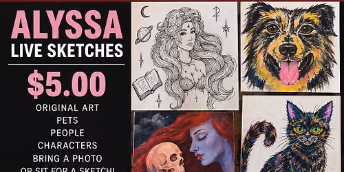 Book Signing & Sketches 11-4pm