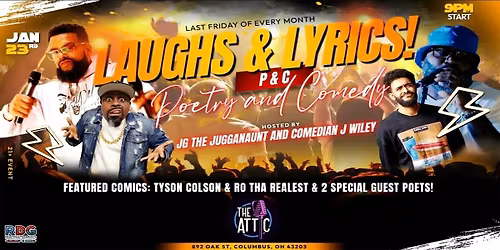 Laughs & Lyrics at The Attic Comedy Club, Columbus, Ohio