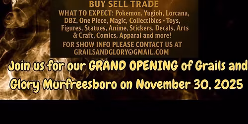 Grails & Glory\u2019s FIRST Murfreesboro Show!!!