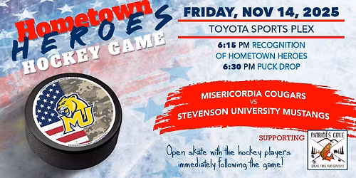 Hometown Heroes Hockey Game