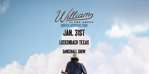 William Clark Green - Winter Acoustic Tour (Luckenbach Texas)
