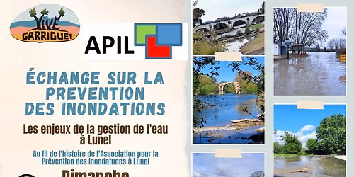 Moment d'\u00e9change sur la pr\u00e9vention des inondations \u00e0 Lunel