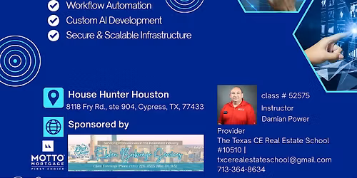 CE Class REVOLUTIONIZING THE REAL ESTATE WORLD WITH ARTIFICIAL INTELLIGENCE