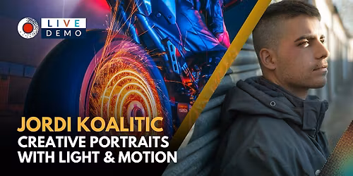 Creative Portraits with Light & Motion with Photographer Jordi Koalitic