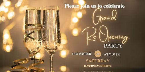 Grand  Re-Opening Party
