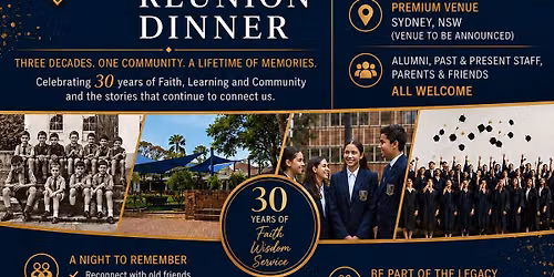St Mark's Coptic Orthodox College 30th Anniversary Dinner