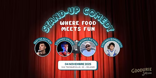 Stand-Up Comedy \u2022 Where Food meets Fun presents ACCAPPELLA SHOW