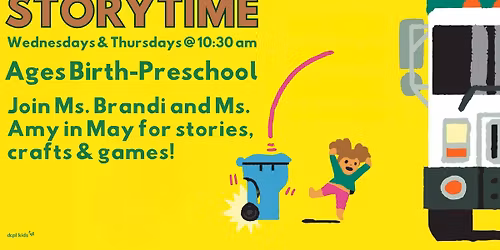 May 2026 Preschool Storytime