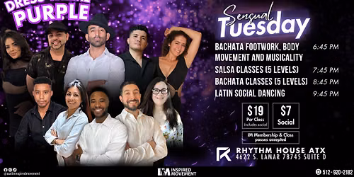 \u2728Sensual Tuesday\u2728Bachata and Salsa Classes