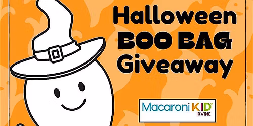 Macaroni KID Irvine Boo Bag Sign Up