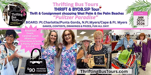 1\/30  Thrift Bus PT Char\/PG, N.FT.M\/Cape, Ft.M  to West Palm & Palm Beaches