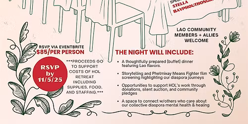 Lao-Friends-Giving Community Impact Dinner