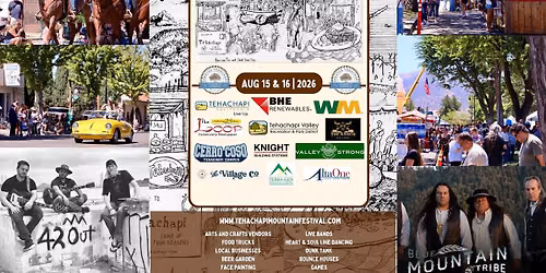 Tehachapi Mountain Festival\u00ae 2026 - American Pies & Small Town Ties