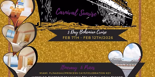 Galentine's Bohemian Goddess Cruise