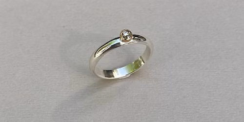 sterling silver and diamond luxury ring making workshop