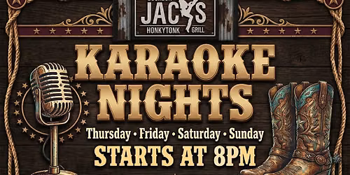 Friday Night Karaoke @ Bourbon Jack's