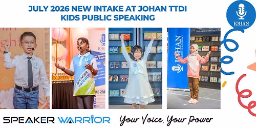 Johan TTDI - 2026 July Intake - Kids Public Speaking