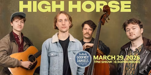 High Horse \u2013 Progressive-Acoustic Stringband with Bluegrass, Old Time, and Folk Drive