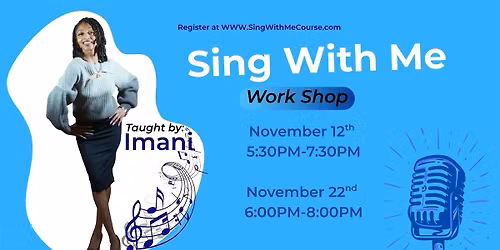 Sing With Me - Workshop
