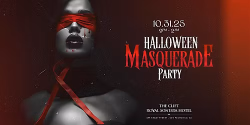 Halloween Masquerade Party at The Historic Clift Hotel
