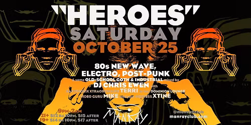 HEROES Saturday October 25th