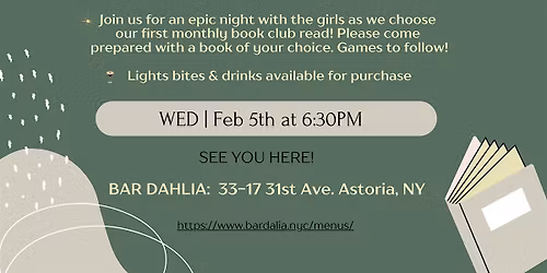 Book Lovers Club by ConnectHer NYC