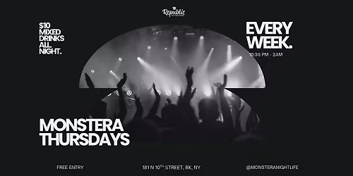 MONSTERA THURSDAYS | OPEN FORMAT NIGHT