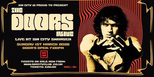 The Doors Alive - Swansea - 1st March 2026