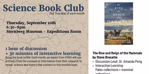 Science Book Club: The Rise and Reign of the Mammals + Mammal Collection