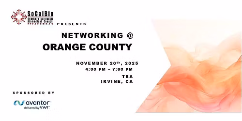 SOCALBIO Networking Mixer in ORANGE COUNTY
