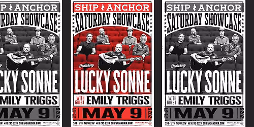 Ship Saturday Showcase-LUCKY SONNE w\/ Emily Triggs