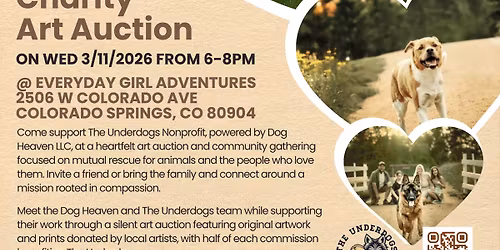 Charity Art Auction - The Underdogs by Dog Heaven