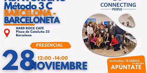 NETWORKING BARCELONA  PRESENCIAL - Connecting People Noviembre