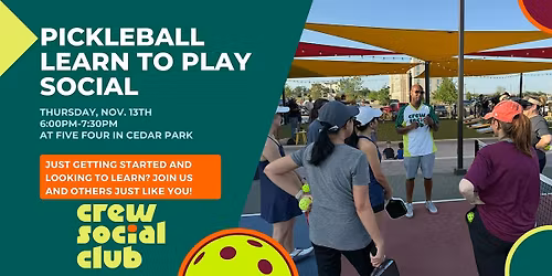 Pickleball Learn to Play Social