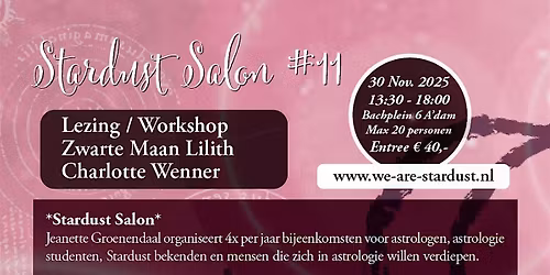 Stardust Salon #11 Zwarte Maan Lilith en de Sleutel tot Bewustzijn