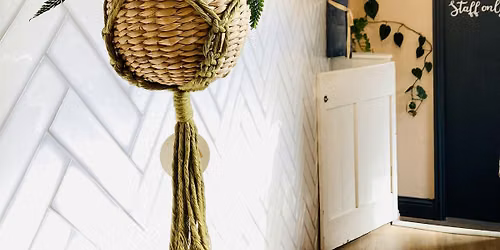 Macrame Plant Hanger Workshop at Number 85 Coffee & Kitchen, Cheltenham