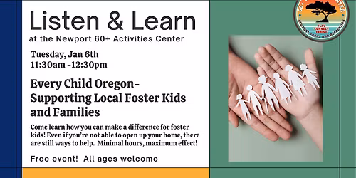 Listen & Learn; Every Child Oregon
