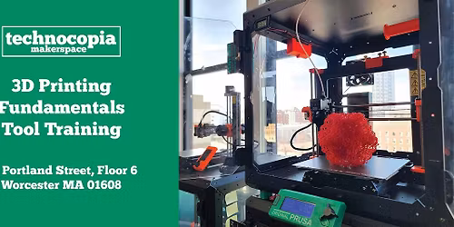 3D Printing Fundamentals Tool Training