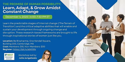 The Promise of Human Possibility: Learn, Adapt, and Grow Amidst Change