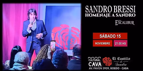SANDRO BRESSI EN EL CASTILLO DE SANDRO