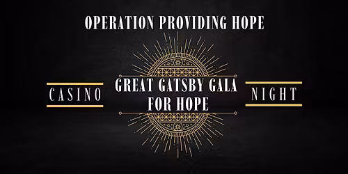 Great Gatsby Gala for Hope Casino Night