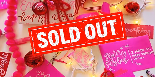 Modern Calligraphy & Gift Tag Lettering for Beginners at Wandering Leaf Brewing