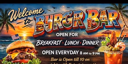 Tavo Tiki Tunes Debut, Burgr Bar, Punta Gorda