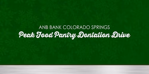 Colorado Springs Peak Food Pantry Drive