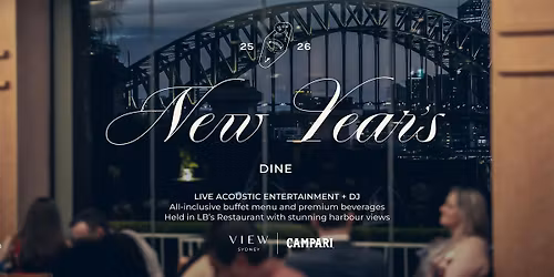 2025 NYE Buffet Dinner at View Sydney Dine